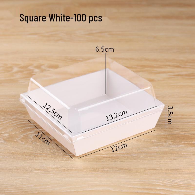 Rousong Xiaobei Pastry Box: Oil-Proof Takeout Container for Desserts, Snow Mei Niang, Puffs, and Cake Rolls.