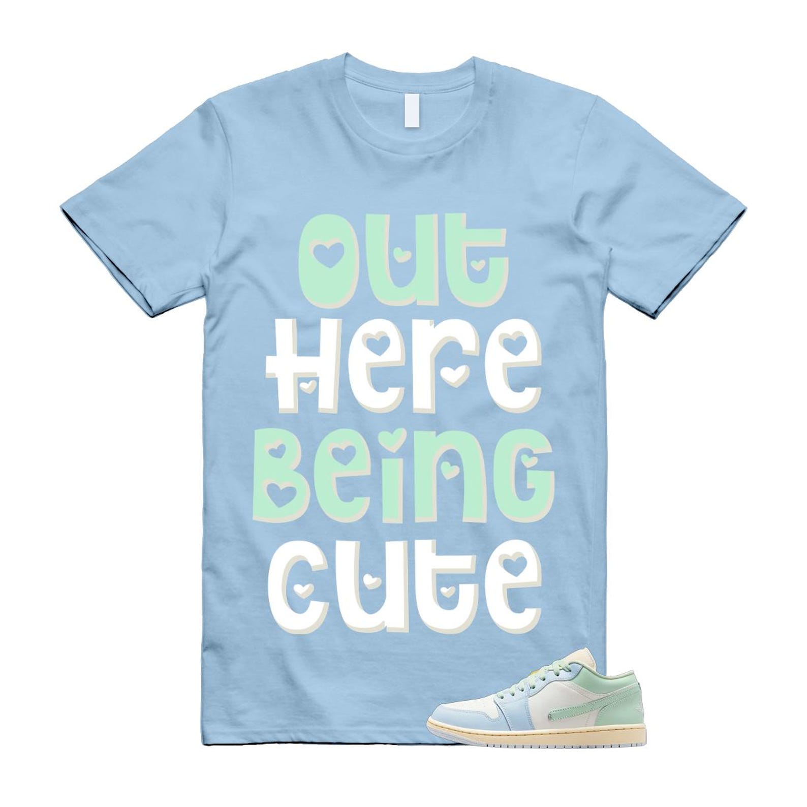 1 Sail Jade Aura Muslin White Ice Blue Mint T Shirt Match OHBC 3XL