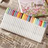 Double-ended Retro Color Fluorescent Marker Pen, Macaron Pastel Highlighter for Notebooks