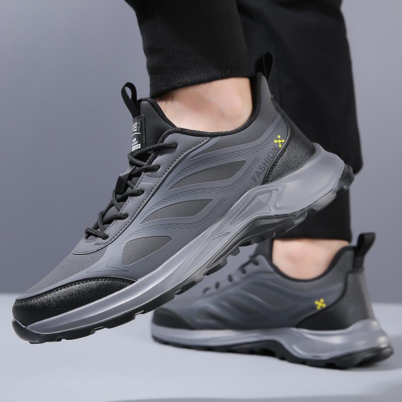 Autumn and Winter New Casual Men's Shoes  Sports Shoes  Anti Slip and Wear-resistant  All Season Outdoor Rebound Running Shoes