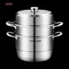 Supor 304 Stainless Steel 3-Layer Steamer Pot