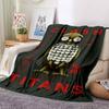 1pc Clash of Titans Blanket | Polyester Fiber, All-Season Comfort for Sofa, Bed, Office, Car, Camping, Ideal Home Decor & Gift, Office Comfort yy25102