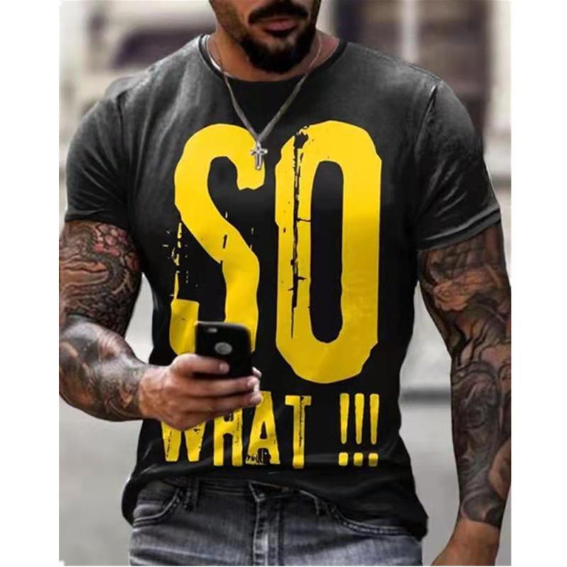 

2023 Европейская и американская летняя мода с животным принтом льва и 3D мужским повседневным свободным пуловером с короткими рукавами, футболка Factory Direct S 6XL зелёный