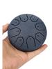 4-inch Mini Ethereal Steel Tongue Drum - 8-tone, Worry-Relief Percussion Instrument for Kids, Portable and Empty Drum Design