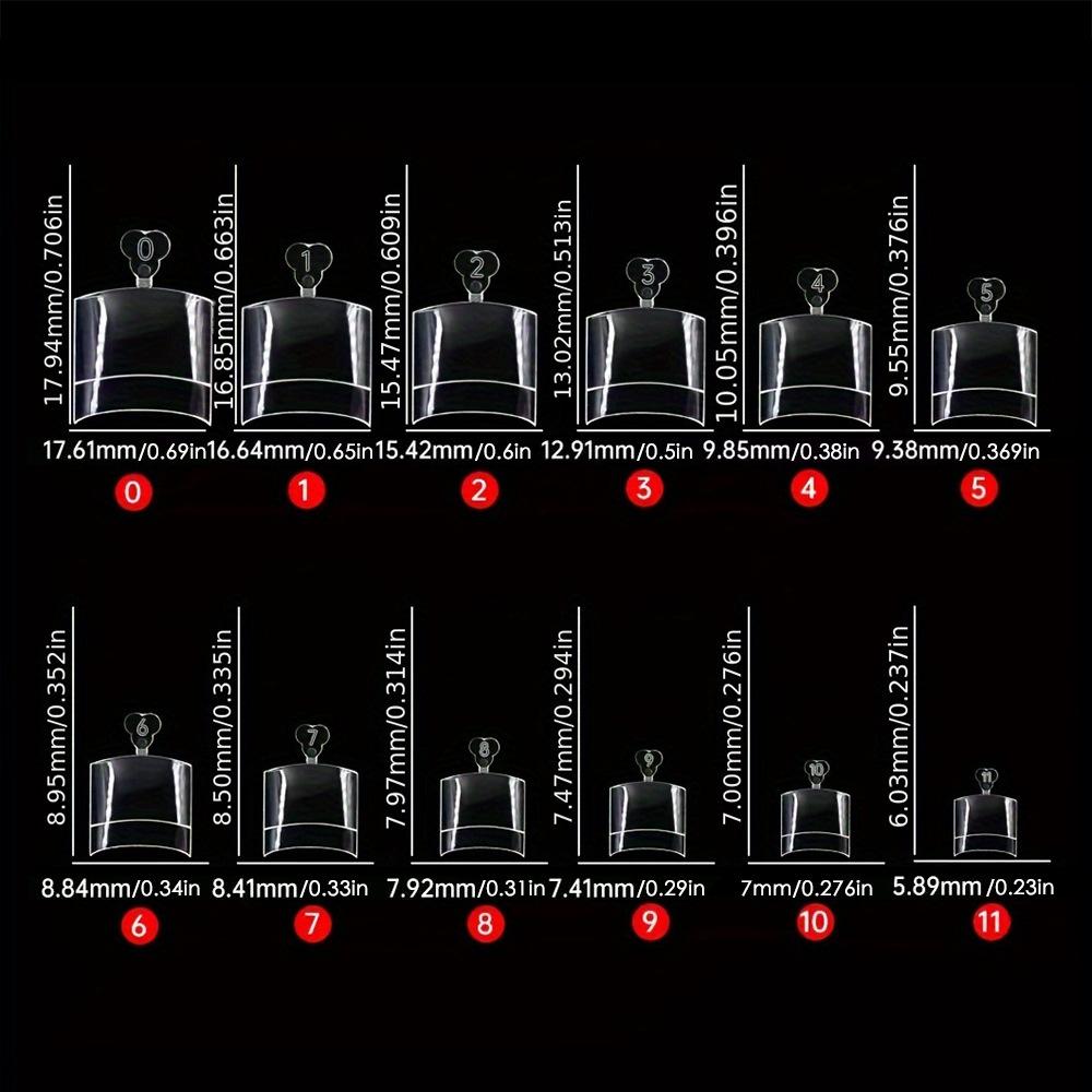 120 Průhledné poloviční samolepky, Podložky na nehty u nohou, Umělé nehty s polovičním krytím, Celoplošné samolepky, Světlé podložky na nehty