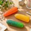 Sound Crispy Carrot Squeeze Toys Wax Coating Realistic Cucumber Pinch  Office Desk Toy