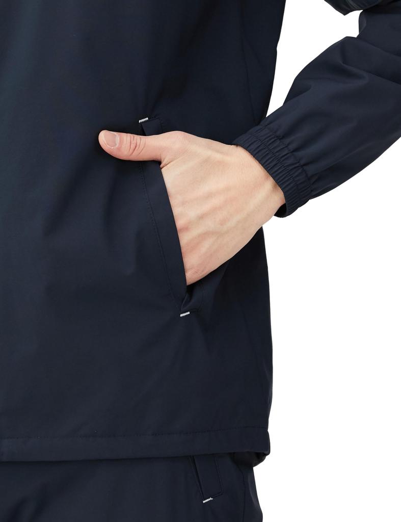 Coq Sportif Rain Wear Breathable Water Resistant Stretch Top and Bottom Set Golf Sleeves Detachable QGMXJH10W NV00 LL [Le Golf] [Limited Distribution]