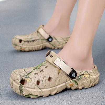 Mode 40-47 Sommer Paarsandalen Herren Outdoor Garten Clogs Loch Männliche Freizeitschuhe Mode Wasserschuhe Komfort Haus Weiche Hausschuhe