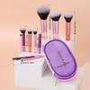 10ks Mini sada štětců na make-up Powder Eyeshadow Foundation Blush Blender Concealer Beauty Makeup Tools Štětec Profesionální potřeby