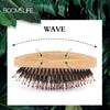 Oak Wood Hair Brush Soft Boar Bristle Nylon Needle Wooden Hair Airbag Brush Scalp Massage Wood Brush and Comb Without Handle