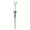 Metal Magic Wand Keychain Toy Movie Cosplay Prop Pendant Keychain Car Backpack Keychain Retro Jewelry Christmas Gift for Friends