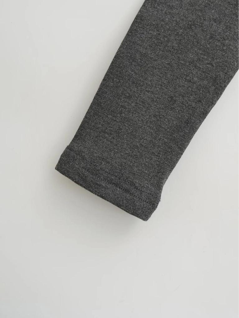 Damen Spicy American Henley Samt-T-Shirt – Warm, Knopfleiste, Langarm für Herbst/Winter, Eng anliegend, Basisschicht