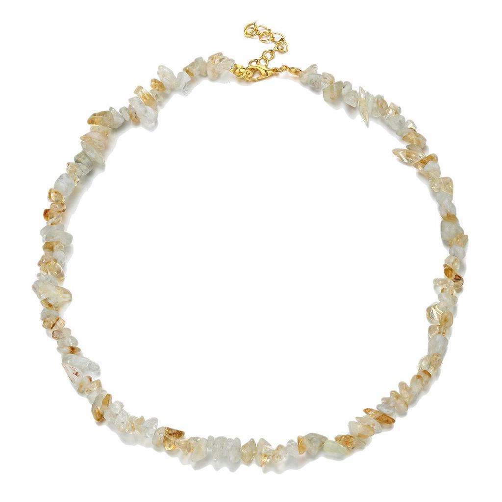 Cosmic Sailing Amethyst Crystal Chip Necklace