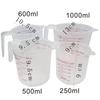 250/500/1000ML Easuring Cup Silicone Measuring Cups and Spoons Plastic Jug Digital Kitchen Scale Baking Tools Timer Accessories