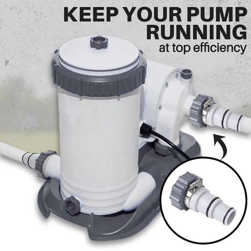 Swimming Pool Hose Adapter with Collar for IntexFit ARU Threaded Connect Pumps