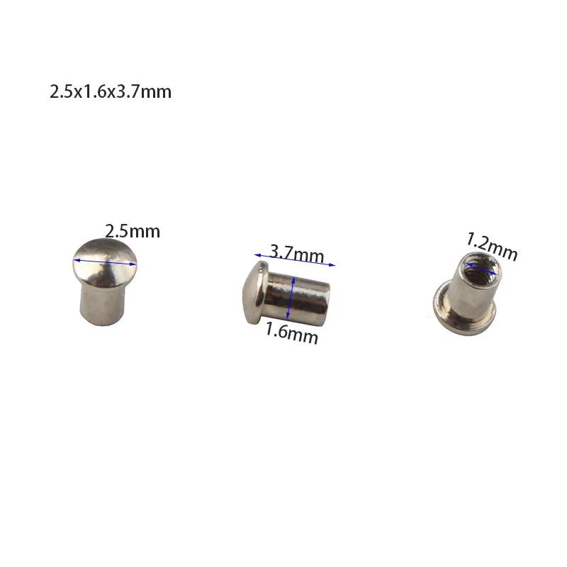 

100pcs Spectacle Screws Internal thread screw for installing eyeglasses bridge temple hinges