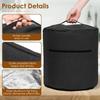 Air Fryer Dust Cover Polyester Small Appliance Protective Cover with Pocket and Carrying Handle Kitchen Rice Cooker Dust Cover