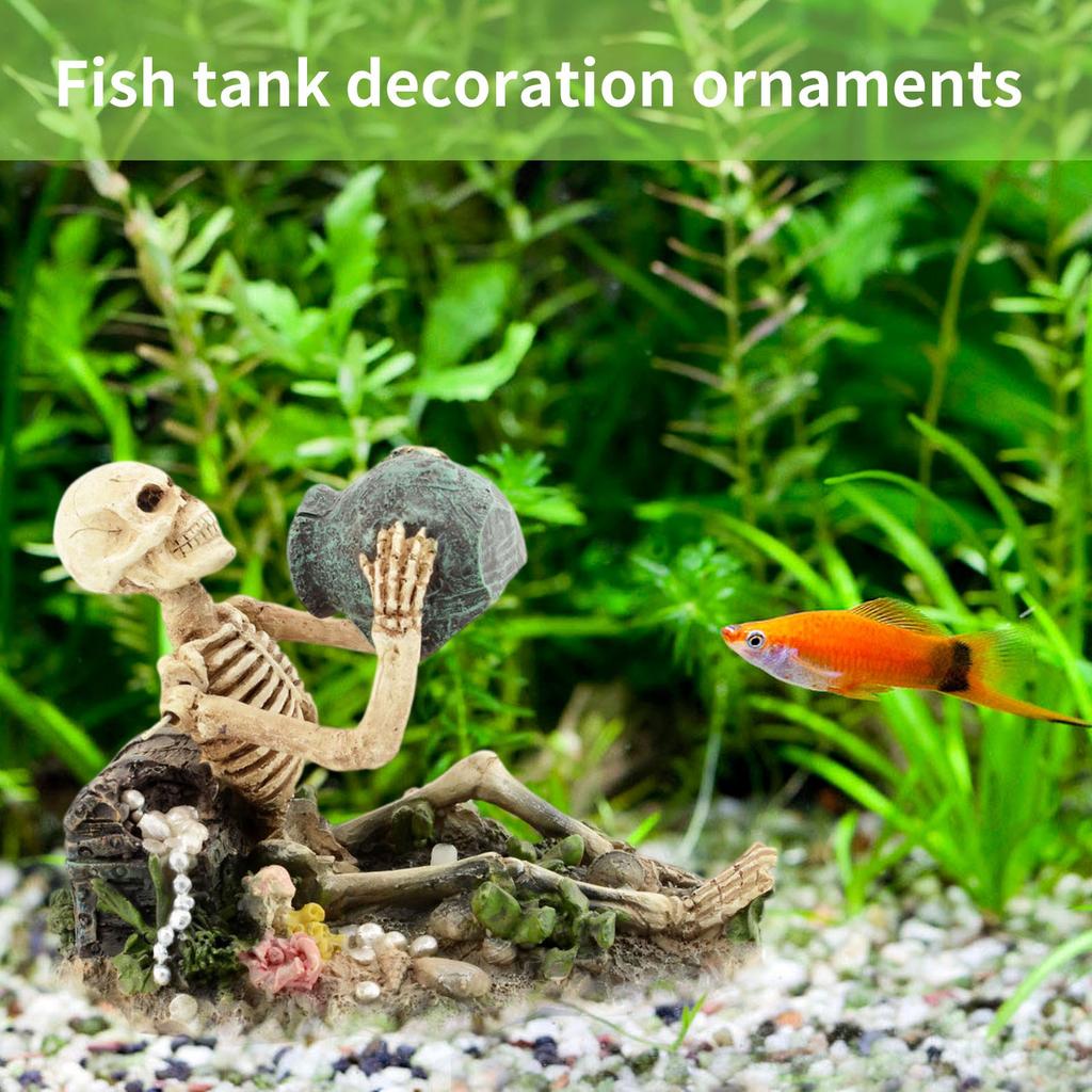 Halloween Skeleton Desktop Ornament,Holiday Gifts For Friends