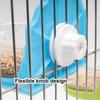 Transparent Cage Mount Bird Feeder Detachable Bird Feeding Water Box  For Parakeet Lovebird