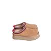 Sangpo Ethnic-Style Women's Winter Boots - Leather & Fur, Thick Sole, Height-Boosting, Velvety Warmth, Cotton Lining