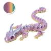 Fun 3D Printed Articulated Dragon 30cm Fidget Craft Ornament Cute Desktop Decor Gift for Children Adults Home Office Use