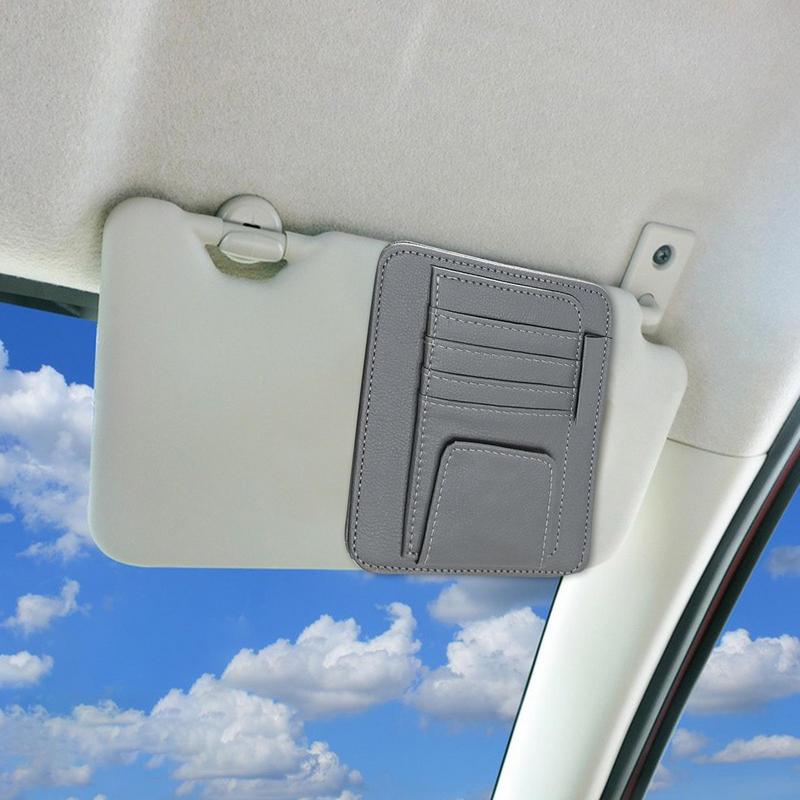 Scratch-resistant Auto Visor Holder Car Glasses Frame Clip With Storage Compartment Car Visor Box Car Interior Accessories