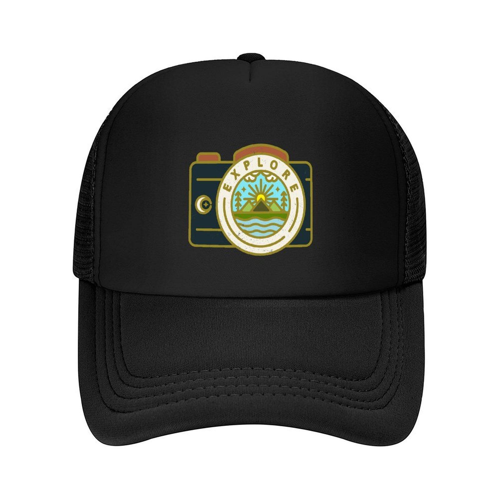 Explore Baseball Cap Bobble Hat fishing caps Unisex Kids Hat hard hat For Unisex Womens