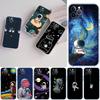 FM6 Astronaut Space Moon Phone Case for LG K22 K30 K40 K40S K41 K42 K50 K50S K51 K51S K52 K61 K62 K71 K92 Q60 Q61 V40 V50 V60