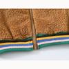 Fleece Children's Jackets Splicing Sleeve Cute Warm Fleece Boys and Girls Casual Sweater Warm Coat