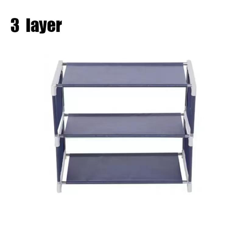 Multilayer Shoe Rack Vanzlife Home Organization and Storage for Shoes Shoe Cabinet Easy Assembly Space-saving Stand Self Home