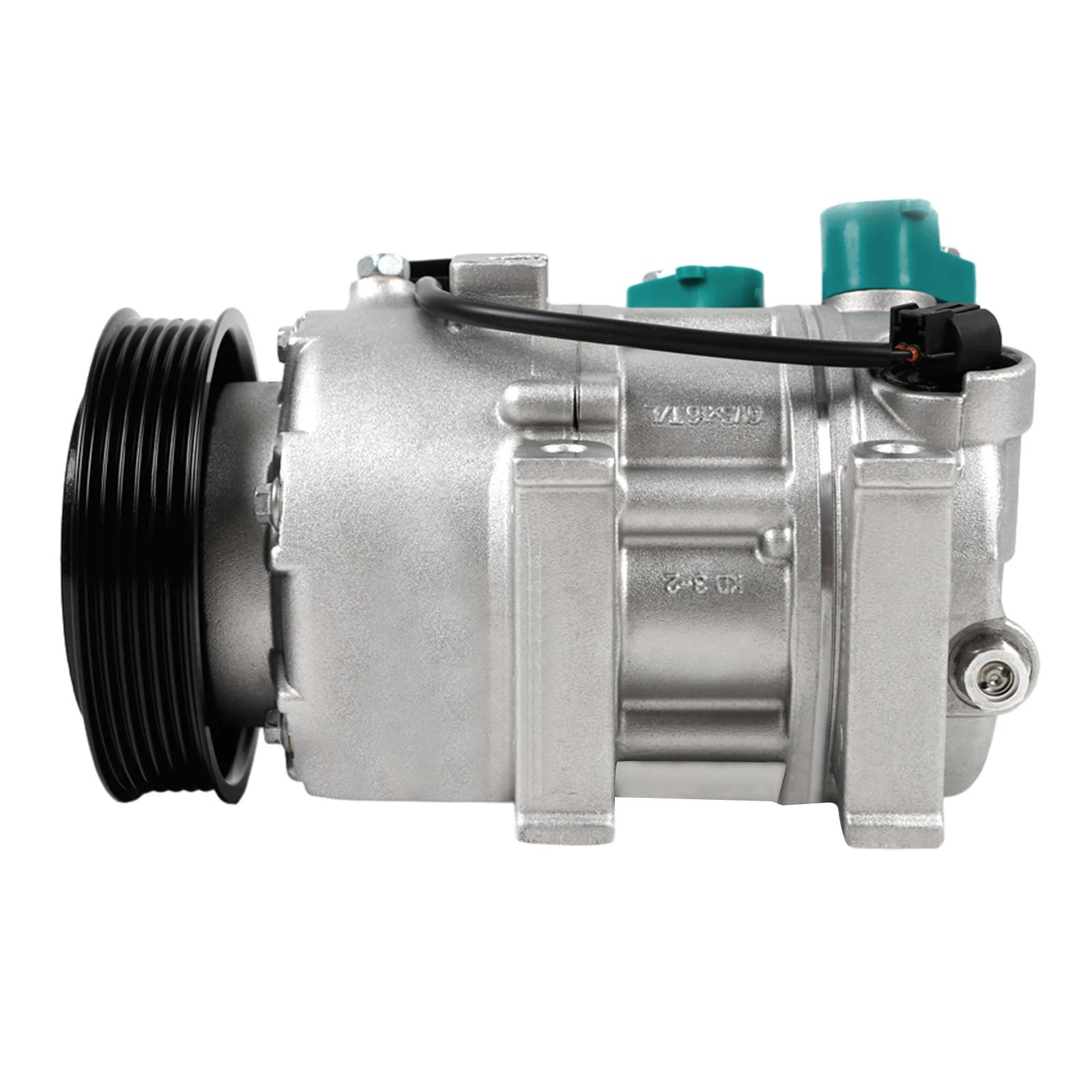 

Air Conditioning Compressors AC Compressor With Clutch For 2011 2012 2013 2014Hyundai Sonata/2011Kia Optima 2.0L 2.4L - CO11218C серебряный