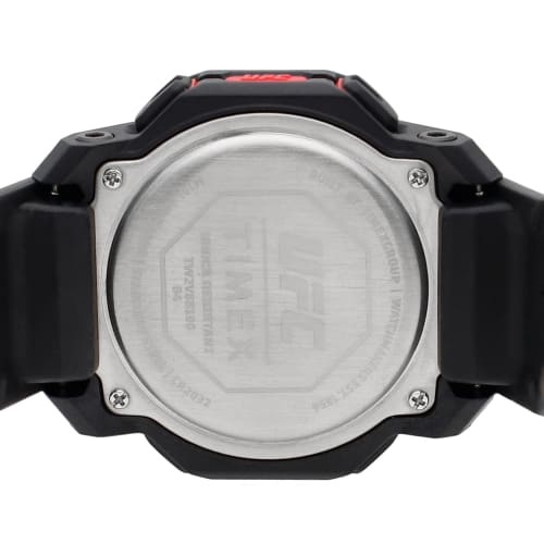 TIMEX UFC Knockout Digital Quartz Watch, 10 ATM Water Resistant, Acrylic, 49.5mm, TW2V88100, Men's, Black