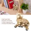 Elephant Sculpture Lucky Feng Shui Golden Elephant Statue Sculpture Wealth Figurine Gift Home Decoration Feng Shui Elephant