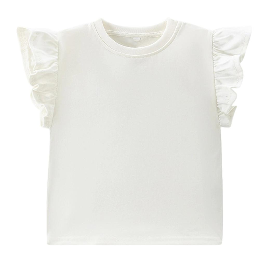 Children's Casual Short-sleeved Printed Round Neck Fashionable T-shirt Top