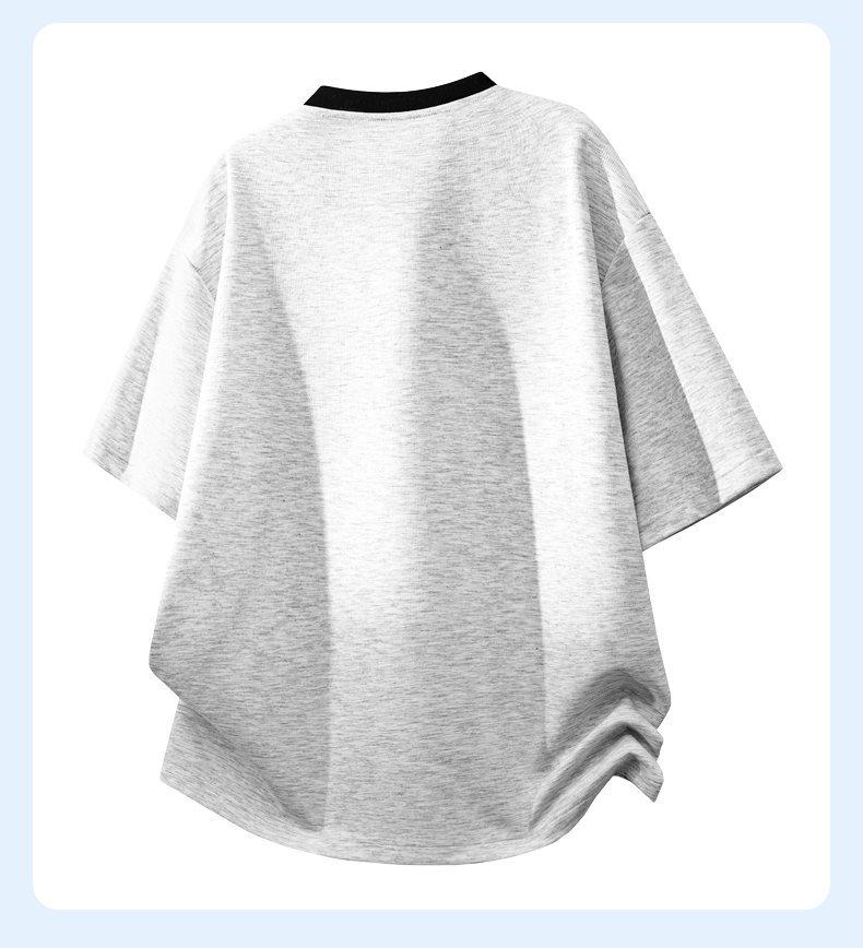 Men's 2026 Deconstructed Ice Silk Short Sleeve Loose T-Shirt