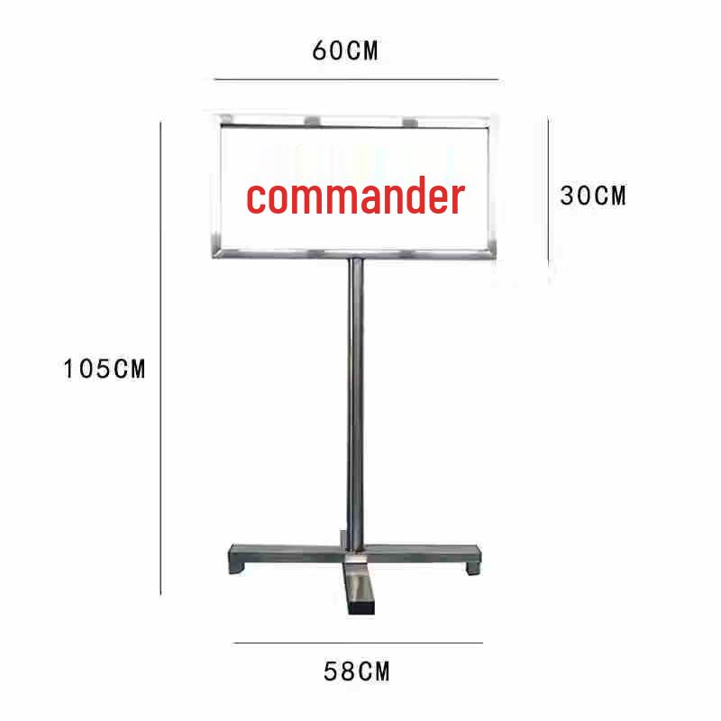 Foldable Stainless Steel Target Sign Standard
