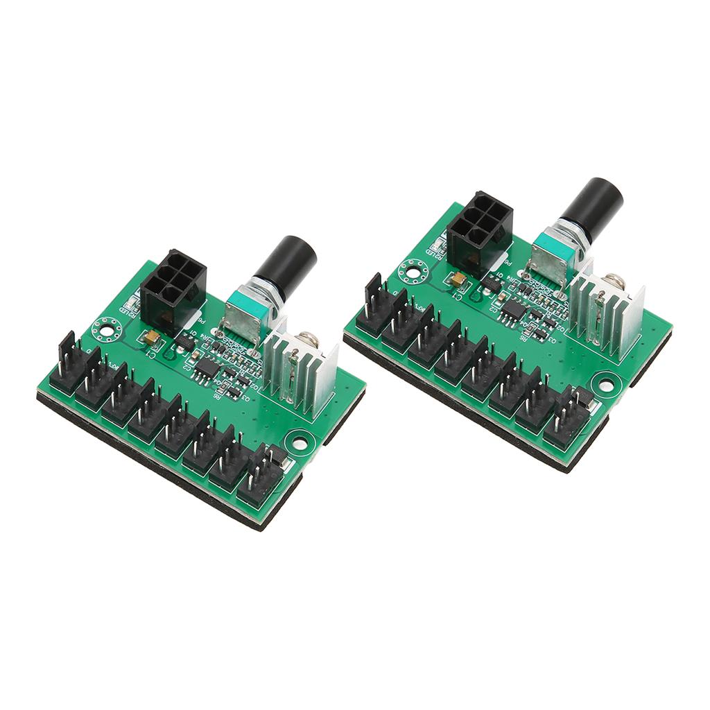 2Pcs 4 Pin Fan Adapter 12V 2 Pin 3 Pin 4 Pin 8 Way 6Pin Power Supply Plug and Play Chassis Fan 8