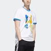 adidas Neo Donald Duck Rundhals Sport T-Shirt Herren Tops Weiß GJ5631