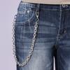 European and American Exaggerated Personality Skull Trouser Chain High-end Hip-hop Niche Jeans Hanging Chain Waist Chain