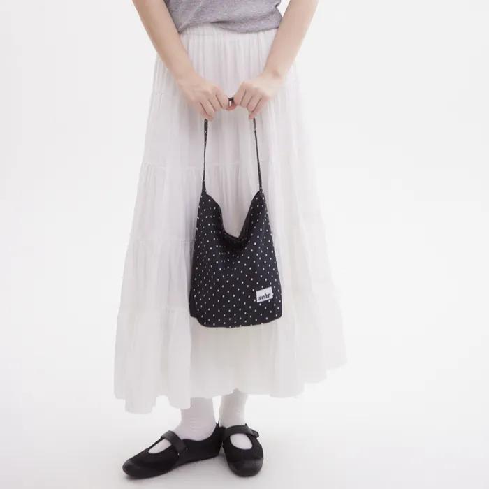 Dot Dot Bucket Bag (Black)