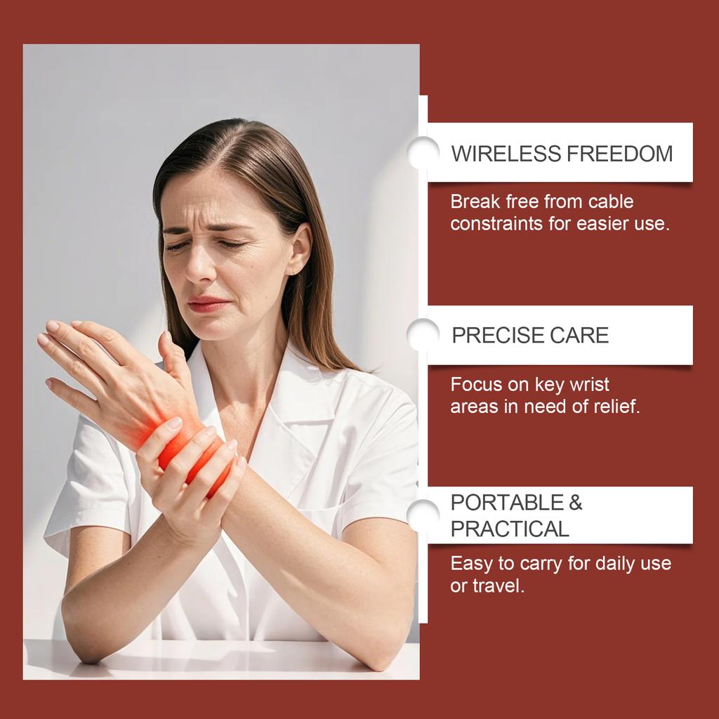 The Heated Wrist Guard Is Skin-friendly, Breathable, Lightweight And Suitable For Hand Care Of People Who Sit For Long Periods At Home.