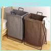 Foldable Portable Laundry Basket Side Handles Dorm Bedroom Storage Bathroom