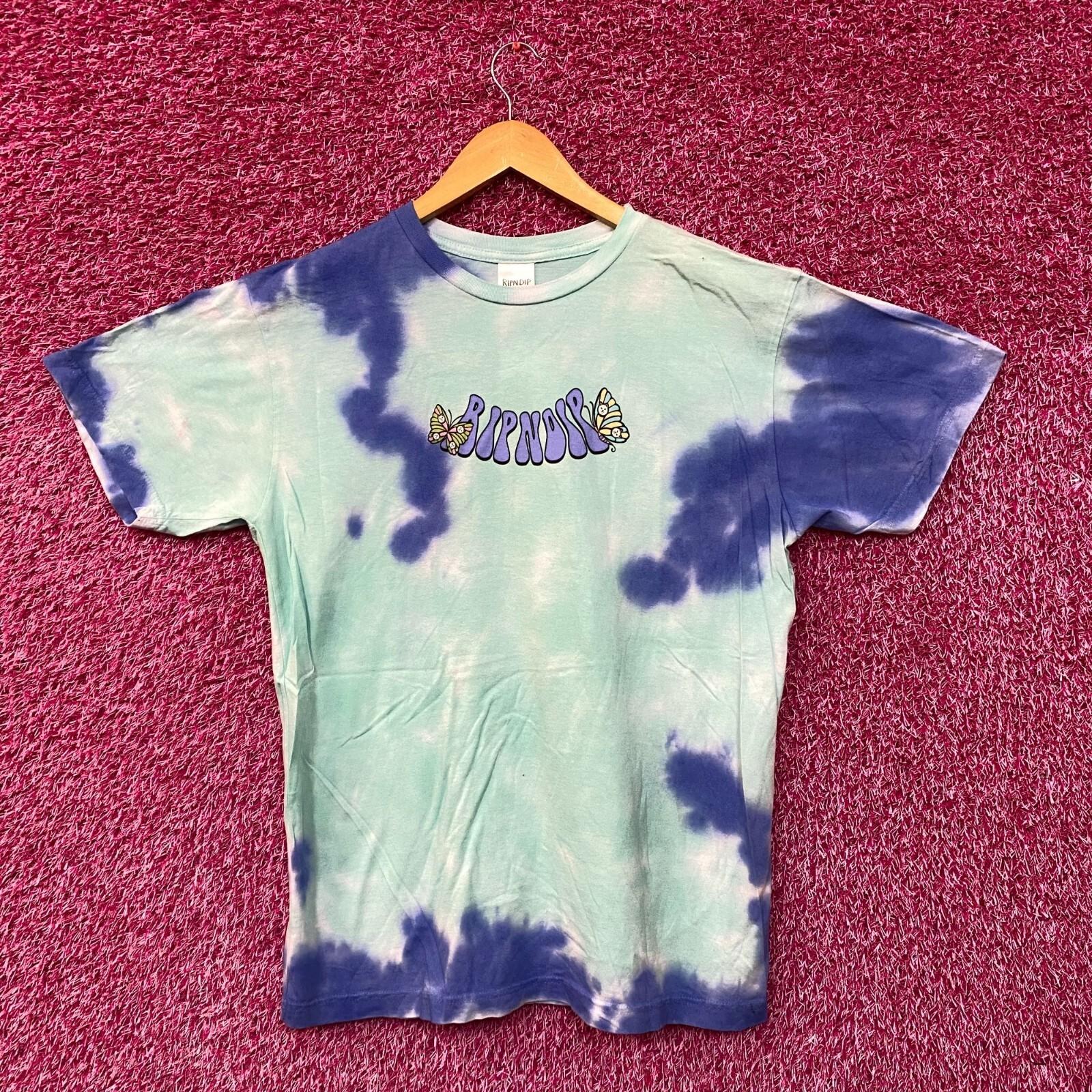 Rip n dip bluepurple tie dye Tshirt size extra large S