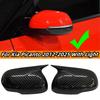 For Kia Picanto 2012-2025 with Light Car Rearview Side Mirror Cover Wing Cap Exterior Door Rear View Case