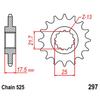 525-15T Motorcycle Front Sprocket For Honda CB500 94-03 CB500S 98-03 CBF500 PC39 04-08 CB-1 CB400 Superfour NC31 NC39