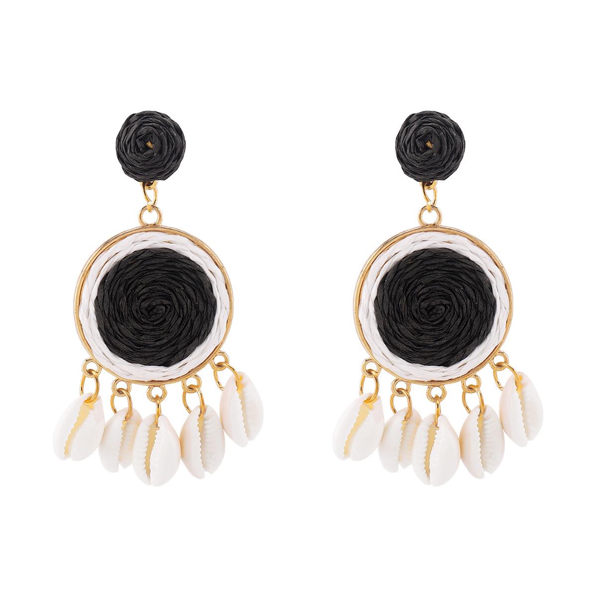 

Модные серьги-подвески для женщин чёрный