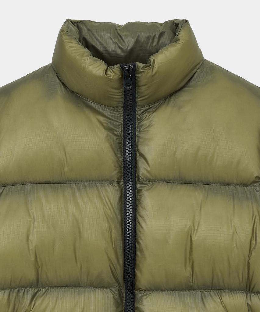 Lettercomo D-Shell Cross Puffer Padded Jacket Olive