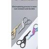 Ciseaux à poils de nez à tête ronde en acier inoxydable, ciseaux à sourcils, poils de nez, barbe, poils d'oreilles, ciseaux à sourcils en acier inoxydable, ciseaux à cheveux pour hommes et femmes