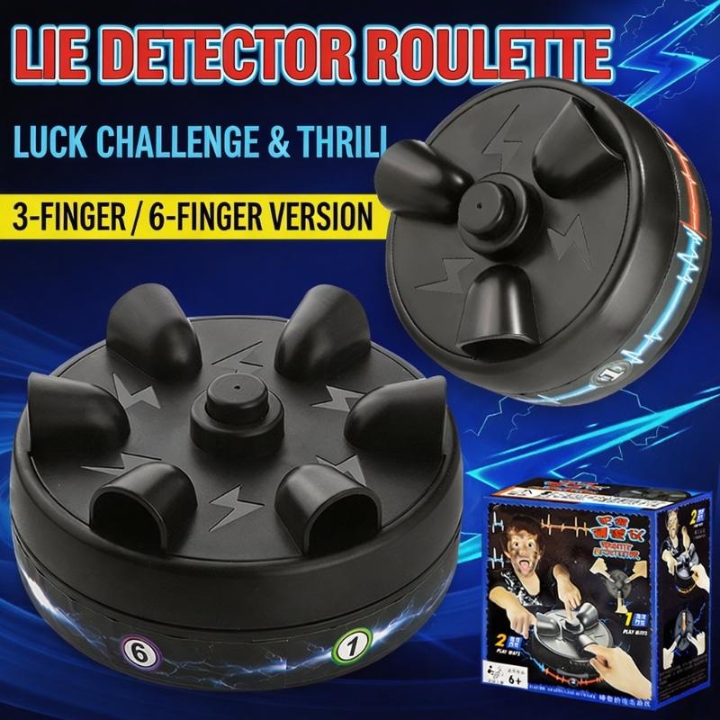 Electric Shock Finger Game Machine Shocking Lie Detectors Funny Party Game Toy for Parties Social Game