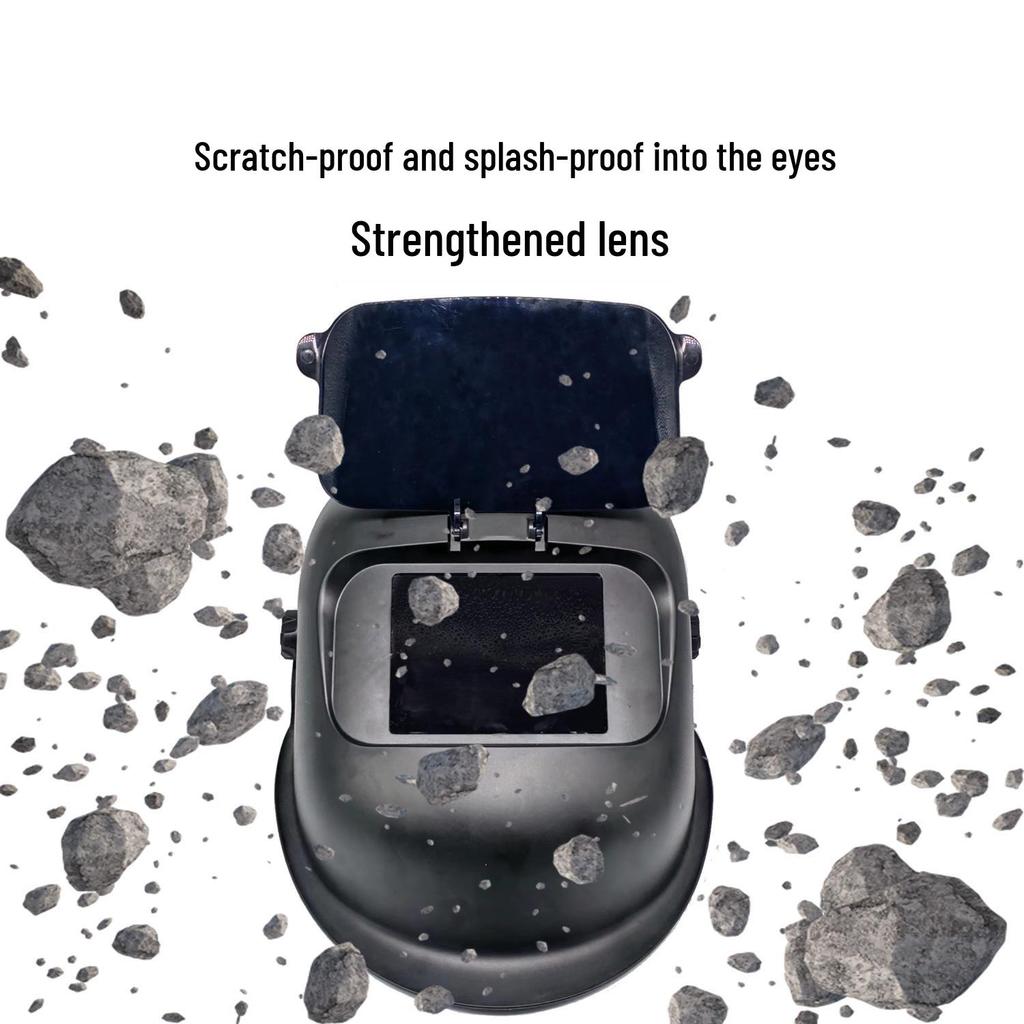 Anti-Laser Welding Face Shield - Lightweight, Head-Mounted Protection for Welders